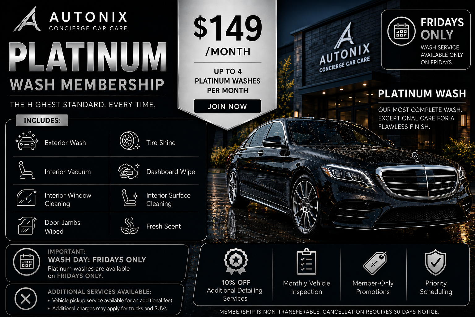 Platinum Wash Membership