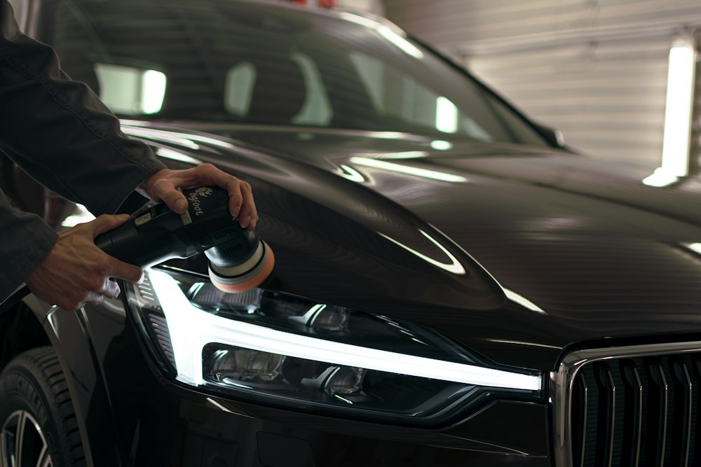 Professional car paint detailing