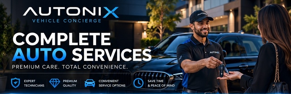 Autonix employee handing vehicle keys to customer